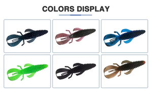 10pcs/bag 8cm 4.7g Good Swim Crawfish Soft Fishing Lure <strong>Worms</strong> Fishing Soft Plastic Bait Bass Fishing Lures - Product Image 6