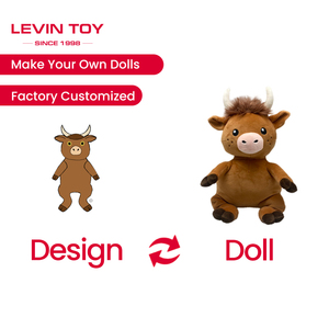 אנימציה מצוירת אישית דמויות ממולאות חיות מחמד בובה כלב וצעצועים אחרים לילדים מלאים בכותנה עמ' - Product Image 2