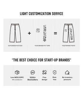 QUICKSHOW <span class=keywords><strong>Pantaloni</strong></span> Cargo Personalizzati Stile <span class=keywords><strong>Paracadute</strong></span> Larghi in CORDURA Ripstop da Uomo, <span class=keywords><strong>Pantaloni</strong></span> da Trekking, Moda con Pinces per Sport all'Aperto - Product Image 6