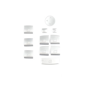 Pegatina de vinilo para coche BMW Serie 5, Serie 3, Serie 7, X3, X4, X5, X6, GT, cubierta para botón de elevalunas, autoadhesiva, ABS, rectangular - Product Image 1