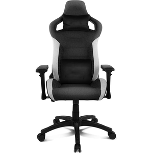 Chaise de jeu ergonomique premium Lift Chaise <span class=keywords><strong>Gamer</strong></span> Pro 4D noire <span class=keywords><strong>et</strong></span> blanche, inclinable, sportive, avec tissu respirant - Product Image 1