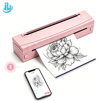Impresora de Plantillas para Tatuajes D80, Máquina Inalámbrica de Transferencia de Tatuajes, Copiadora Térmica Portátil de Tatuajes