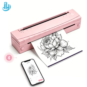 เครื่องพิมพ์ลายสัก D80 แบบไร้สาย เครื่องถ่ายโอนลายสักแบบพกพา เครื่องถ่ายลายสักแบบความร้อน - Product Image 1