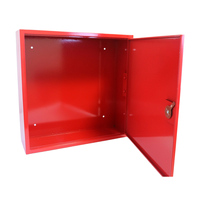 Armoire à Enrouleur de Tuyau d'Incendie en Acier Inoxydable Flexible à Prix d'Usine, Porte Simple/Support de Tuyau, Boîte de Protection Incendie pour Aéroports