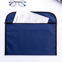 Sac de conférence en toile étanche à fermeture éclair avec impression de logo personnalisé dossiers/sac de documents/sac à main/porte-documents de voyage Oxford
