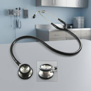 Stéthoscope numérique à double tête Carevision Classic Plus (noir) en plastique, manuel, classe II, pour adultes, au Pakistan - Product Image 2