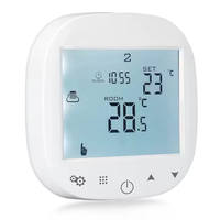 Mejor nuevo Digital inteligente programable inalámbrico agua/calefacción eléctrica WiFi habitación termostato App Control con Sensor remoto