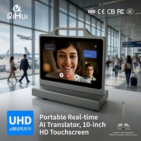 Traductor Digital de 10.1 Pulgadas con Pantalla Táctil, Traducción de Voz Bidireccional, Intérprete Inteligente para Banco, Escuela, Hospital, Oficina