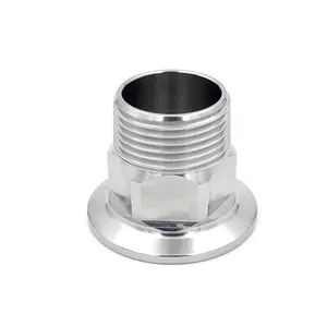 Sanitary Stainless Steel Tri Clamp Male Thread Ferrule