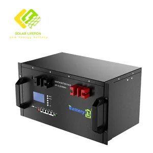 6 năm Bảo hành 48V 100AH 200AH 300ah 5KW 10KW pin lithium chu kỳ sâu hơn 6000 lần LiFePO4 Pin cho nhà năng lượng mặt trời