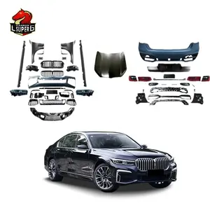 Kit de carrocería de coche, material PP para BMW serie 7 M760 G11 G12, actualización G12 MP estilo 7 series 740i 730i