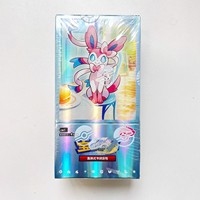 Kartu Permainan Poke Cina Terbaru Sylveon Booster Box Set Kartu Permainan Koleksi untuk Hadiah Anak-anak, Souvenir Pesta, Grosir Kartu Permainan TCG
