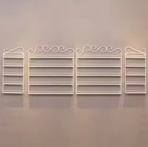 2025 Daisy support mural pour vernis à ongles 5 couches affichage suspendu ultime fer forgé métal moderne chambre centre commercial hôtel appartement - Product Image 5