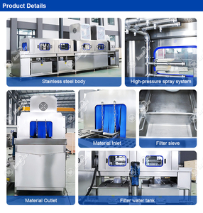 Machine à laver les caisses, cages à poulets, moules à gâteaux <span class=keywords><strong>de</strong></span> boulangerie, plateaux, paniers et boîtes <span class=keywords><strong>de</strong></span> manutention en plastique - Product Image 4