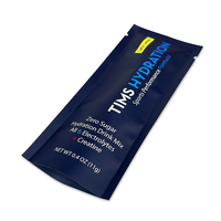 Emballage de café en poudre instantané imprimé sur mesure Sachets en aluminium à fermeture thermique à ouverture supérieure Sachets en mylar