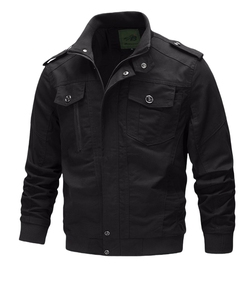 Người đàn ông bông giản dị mùa thu mỏng phù hợp với áo khoác máy bay ném bom hàng hóa Áo Gió - Product Image 6