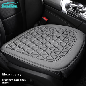 Coussin de siège de voiture universel toutes saisons diamant avec oreiller de dossier respirant accessoire lavable antidérapant ventilé AliExpress - Product Image 1