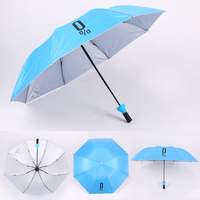 TOP02 Parapluie pliant 3 sections personnalisé avec logo, idéal pour cadeaux d'affaires, protection solaire et pluie, parapluie bouteille de vin pliable