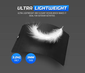 Pannello Solare Flessibile Shingled ATEM POWER da 200W 18V in ETFE Ultrasottile e Leggero per Campeggio Esterno Camper Barca Roulotte - Product Image 4