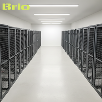 Cadenas robuste Brio à montage sur panneau, pour armoire grillagée ventilée, idéal pour les vestiaires de gymnase, les salles de change et les casiers de rangement