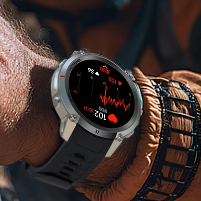 Automatically Recognize Sports Walking Running Outdoor Cycling Elliptical Machine 5ATM Waterproof Fitness Smart Watch Wholesale