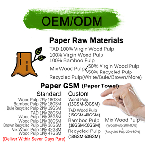 Protégez l'environnement Rouleaux de <span class=keywords><strong>papier</strong></span> <span class=keywords><strong>essuie</strong></span>-<span class=keywords><strong>tout</strong></span> recyclé 38GSM Marron Rouleaux de <span class=keywords><strong>papier</strong></span> <span class=keywords><strong>essuie</strong></span>-mains industriels personnalisés - Product Image 4
