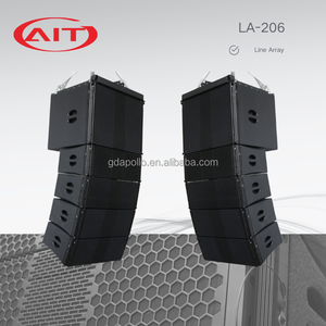 مكبر صوت AIT LA-206 مزدوج بحجم 6 بوصات - قوة ذروة 600 واط، مقاوم للماء، حجم صغير، محمول، مناسب للتركيب الصوتي وحفلات السير على المسرح (ضمان لمدة سنة) - Product Image 1