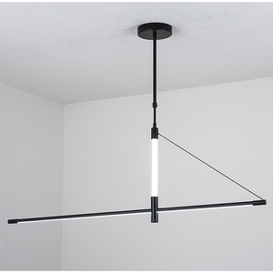 İtalyan Tarzı Lüks Minimalist Ada Bar Lambası 360 °   Işıklı Döner Restoran Modern Tasarım Sarkıt Avize - Product Image 2