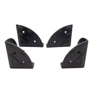 Plastique à <span class=keywords><strong>Angle</strong></span> Droit Arrondi Protecteur Amplificateur de Guitare Scène Armoires Accessoires Remplacement Noir Argent - Product Image 5
