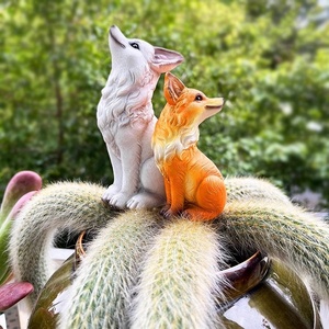 Décoration de <span class=keywords><strong>jardin</strong></span> en forme de renard - Renard à neuf queues - Décore le <span class=keywords><strong>jardin</strong></span>, protège de l'eau et du soleil, et crée un paysage. - Product Image 4
