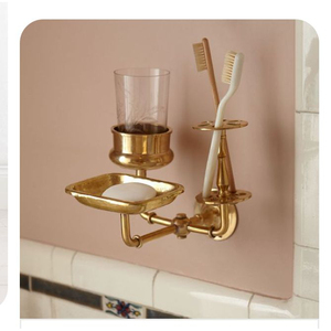 Best Deal 2026 <b>Bathroom</b> <b>Set</b> with Golden Finish Wall Mounted Trendy Designer Handmade <b>Bathroom</b> <b>Set</b> <b>For</b> <b>Sale</b> - Product Image 4