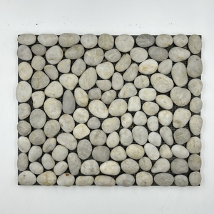 Bán buôn nóng bán đỏ đứng sông sỏi đá Gạch Mosaic rửa sạch đánh bóng phòng tắm nhà bếp vườn tường trang trí nội thất lát - Product Image 4