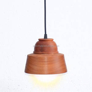 Lámpara Colgante Moderna de Madera Maciza Hecha a Mano, Modelo Bali, Decoración para el Hogar HD70808 - Product Image 2