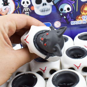 Tazza Creativa di Halloween a Forma di Teschio con Fantasmi e Pipistrelli, Giocattolo Antistress in Gomma per Scherzi Divertenti - E-commerce Transfrontaliero - Product Image 2