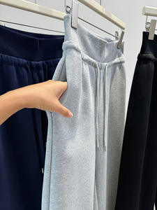 Herfst Amerikaanse Harajuku Retro Wijde Pijpen Broek Vrouwen 2024 <span class=keywords><strong>Hipster</strong></span> Hiphop Stijl Fleece Print Casual Losse Broek - Product Image 5