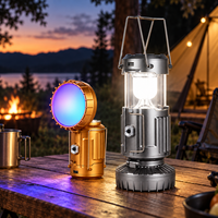 Lanterne de camping LED portable, lumière d'urgence extérieure, lanterne rechargeable pour la randonnée et la pêche