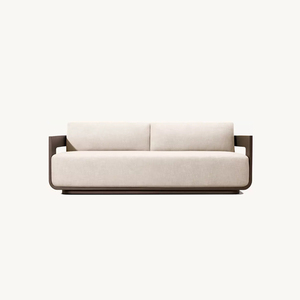 Ensemble de canapés de jardin en aluminium au design moderne, mobilier d'extérieur, canapé modulaire pour villa, hôtel, parc - Product Image 3