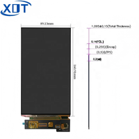 Écran tactile AMOLED XOT BOE standard de 7 pouces, 1080x1920, 350 nits de luminosité élevée, avec MIPI et circuit intégré de pilote ICNA3512 pour tablette intelligente