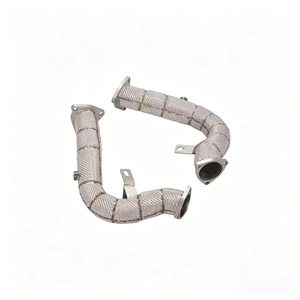 Tuberías de Escape de Alto Flujo SS304 con <span class=keywords><strong>Aislamiento</strong></span> Térmico para Audi A5 A6 A7 S4 S5 B8 B8.5 C7 C7.5 2012-2018 3.0T V6, Mejora del Sistema de Escape - Product Image 4