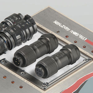 Weipu ST1210/ST1211 2-9-poliger Rundsteckverbinder (Stecker/Buchse) IP67, wasserdicht, Messing, Zinklegierungsgehäuse, 12V 5A Stromversorgung - Product Image 3