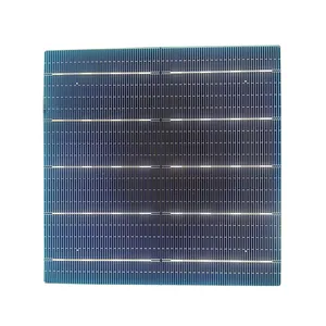 Topcon 이안면 태양 전지 158.75x158.75mm 톱콘 셀 5 버스 바 9bb 5bb 고효율 유연한 태양 전지