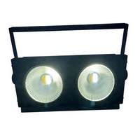 Projecteur LED COB RGBW DMX 200W à 2 yeux pour éclairage de scène d'église et de mariage, fabriqué à Guangzhou