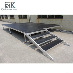 ไม้อัดแบบโมดูลาร์สำหรับเวทีพร้อมบันไดสำหรับกิจกรรมกลางแจ้งและในร่ม - Product Image 6