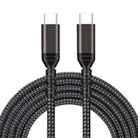 Cable de Carga Rápida USB 2.0 PD de 60 W, Tipo C a C, Cable de Datos de 3 A
