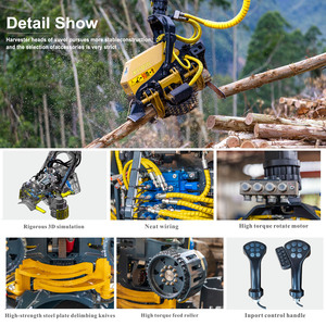 XUVOL OEM/ODM <b>Hydraulic</b> Tree <b>Cutter</b> Machine Diameter 360-800mm Cutting Machine Automatic Tree Timber Harvester Heads - Product Image 2