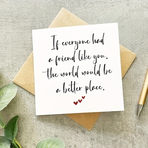 Tùy chỉnh Matte cardstock thiệp chúc mừng với mịn bằng văn bản bề mặt và biểu tượng tùy chỉnh cho tình yêu ghi chú và tình bạn lưu niệm - Product Image 2