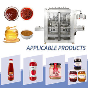 เครื่องบรรจุแบบลูกสูบเซอร์โว 6 หัว, เครื่องบรรจุอัตโนมัติความแม่นยำสูงสำหรับซอส ครีมเครื่องสำอาง และของเหลวข้นหนืด - Product Image 2