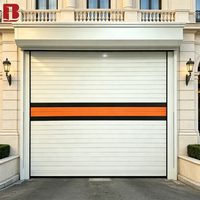 Fournisseur de portes de garage Bolang Luxury Roller Shutter Door en alliage d'aluminium, sur mesure, avec rideau lumineux, détection infrarouge et reconnaissance faciale.