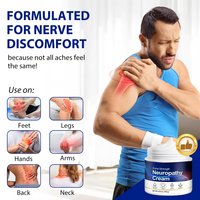Crème naturelle antidouleur pour neuropathie, marque privée, soin corporel, crème pour neuropathie des pieds, mains, muscles et articulations pour hommes et femmes