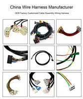 Harnais de câblage haute tension M6 à anneaux - Gamme de température -40~125°C - Conducteur en cuivre nu - Harnais de câblage en caoutchouc